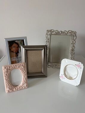 Variety of Picture Frames Romantic Bundle Bridal Shabby Chic English Cottage